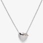 Olivia Burton Classic Knot Heart Stainless-Steel and Rose Gold Tone Necklace 24100031