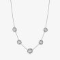 Olivia Burton Siganture Tudor Rose Silver Tone Necklace 24100251