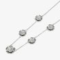 Olivia Burton Siganture Tudor Rose Silver Tone Necklace 24100251