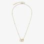 Olivia Burton Classic old Plate Infinite Interlocking Hoop Necklace 24100312