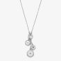 Olivia Burton Signature Silver Tone Crystal Bumble Bee & North Star Multi Charm Necklace 24100330