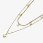 Olivia Burton Gold Plated Mini Heart Double Chain Necklace 24100457