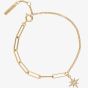 Olivia Burton Celestial North Star Mismatch Gold-Tone Bracelet OBJCLB47