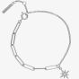 Olivia Burton Celestial North Star Mismatch Silver Bracelet OBJCLB48