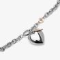 Olivia Burton Classic Knot Heart Stainless-Steel and Rose Gold Tone Bracelet 24100035