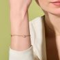 Olivia Burton Classic Gold Tone Stainless-Steel Mother of Pearl Cluster Bracelet 24100069