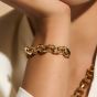 Olivia Burton Signature Gold Plated Honeycomb Link Chain Bracelet 24100089