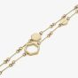 Olivia Burton Signature Gold Plated Honeycomb Double Layered Chain Bracelet 24100308