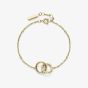 Olivia Burton Classic Gold Plated Infinite Interlocking Hoop Bracelet 24100315