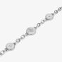 Olivia Burton Signature Silver Tone Crystal Bumble Bee & North Star Multi Charm Bracelet 24100333