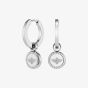Olivia Burton Signature Silver Tone Bumble Bee Hoop Earrings 24100336