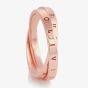 Olivia Burton The Classics Rose Gold-plated Interlink Ring OBJCOR24