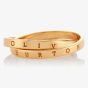 Olivia Burton The Classics Gold-plated Interlink Ring OBJCOR19
