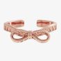 Olivia Burton Bow Rose Gold Tone Ring OBJVBR17