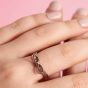 Olivia Burton Bow Rose Gold Tone Ring OBJVBR17