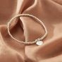 ChloBo Iconic Mini Plain Heart Charm Bracelet CCA1
