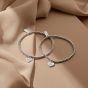 ChloBo Iconic Mini Plain Heart Charm Bracelet CCA1