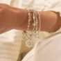 ChloBo Forever Blooming Silver Aventurine Bead Bracelet SBAMC34163418