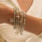 ChloBo Forever Blooming Silver Aventurine Bead Bracelet SBAMC34163418