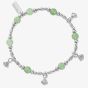 ChloBo Manifest Love Silver Aventurine Bead Bracelet SBAFO3420