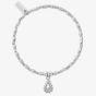 ChloBo Soul Glow Silver Raindrop Bracelet SBCFR3082