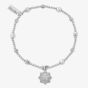 ChloBo Radiant Essence Silver Star Beaded Bracelet SBMCC3258