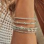 ChloBo Ladies Silver Cute Oval Bracelet SBCOR