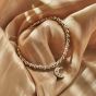 ChloBo Ladies Silver Didi Sparkle Starry Moon Bracelet SBDS3078