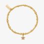 ChloBo 18ct Gold Plated October Birthstone Bracelet GBBCB3499