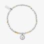 ChloBo Chakra Sterling Silver Citrine Solar Plexus Bead Bracelet SBC680