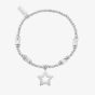 ChloBo Silver Cute Charm Chunky Twist Open Star Bracelet SBCCCT812
