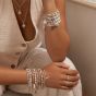 ChloBo Silver Cute Charm Pearl Bracelet SBRPCC