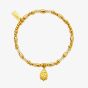 ChloBo Joyful Glow 18ct Gold Plated & Citrine Bracelet GBFC3587