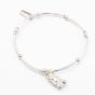 ChloBo Sterling Silver Beaded Buddha Charm Bangle Bracelet GWPBF15