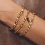ChloBo Gold Plated Cute Oval Bracelet GBCOR