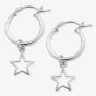 ChloBo Open Star Hoop Earrings SEH097