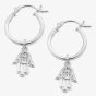 ChloBo Hamsa Hand Hoop Earrings SEH2005