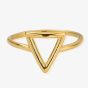 ChloBo Cherish Gold Plated Triangle Midi-Ring GRCHE