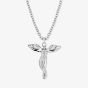 Angel Whisperer Silver Guardian Angel Necklace ERN-LILANGEL