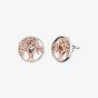 Angel Whisperer Two Tone Tree Of Life Stud Earrings ERE-LILTREE-BICOR