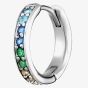 Angel Whisperer Cool Rainbow Cubic Zirconia Hoop Earrings ERE-COOL-ZIM-CR-13