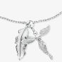 Angel Whisperer Silver Feather & Angel Bracelet ERB-FEDER-ANGEL-ZI