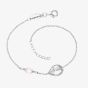 Angel Whisperer Silver Tear of Heaven Flower Of Life Bracelet ERB-TEARLIFL-RQ-ZI