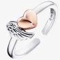 Angel Whisperer Two Tone Heart Wing Ring ERR-WINGHEART-BICOR