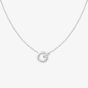 Ania Haie Vogue Maven Sterling Silver Cubic Zirconia Linked Necklace N062-02H