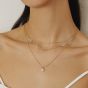 Ania Haie Miss Dainty 14ct Gold Plated Shell Pearl Pendant Necklace N065-01G
