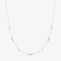 Ania Haie Miss Dainty 14ct Gold Plated Multi Cubic Zirconia Station Necklace N065-04G