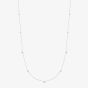 Ania Haie Miss Dainty Sterling Silver Multi Cubic Zirconia Station Necklace N065-06H