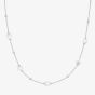 Ania Haie Miss Dainty Sterling Silver Pearl & Cubic Zirconia Star Necklace N065-09H