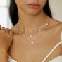 Ania Haie Miss Dainty Sterling Silver Pearl & Cubic Zirconia Star Necklace N065-09H